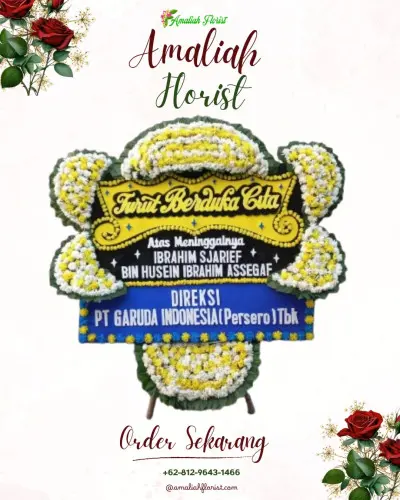 Papan Bunga Duka di Samban