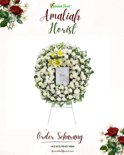 Krans Bunga Duka Cita di Samban